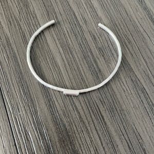 Silver Stella & Dot bracelet with square stone